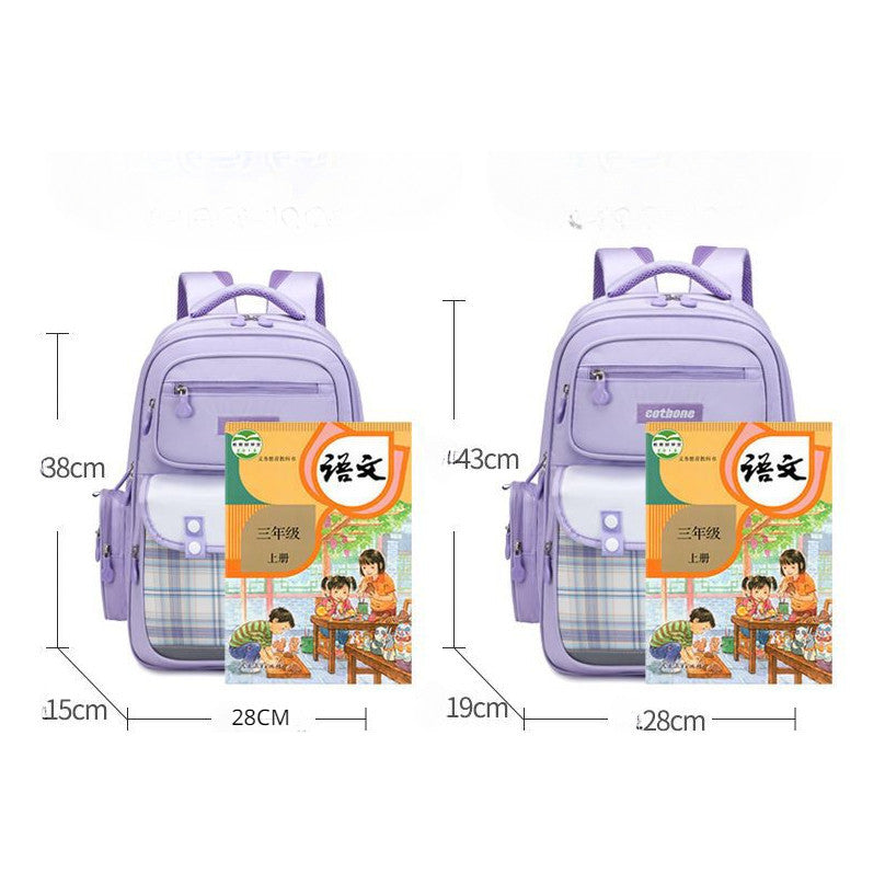Children's Backpack With Shoulder And Spine Protection, Lightweight Backpack