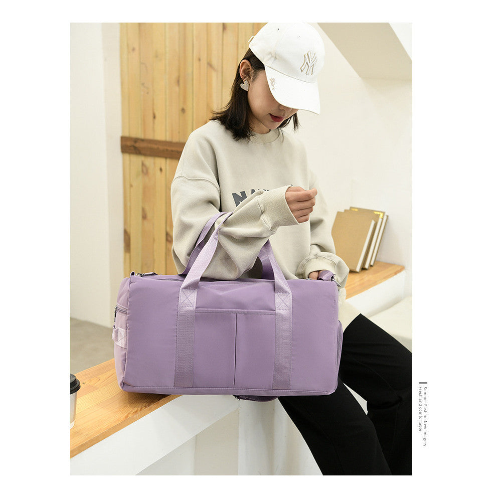 Travel Bag, Fitness Bag, Simple And Fashionable, Large Capacity Yoga Bag, Dry And Wet Separation