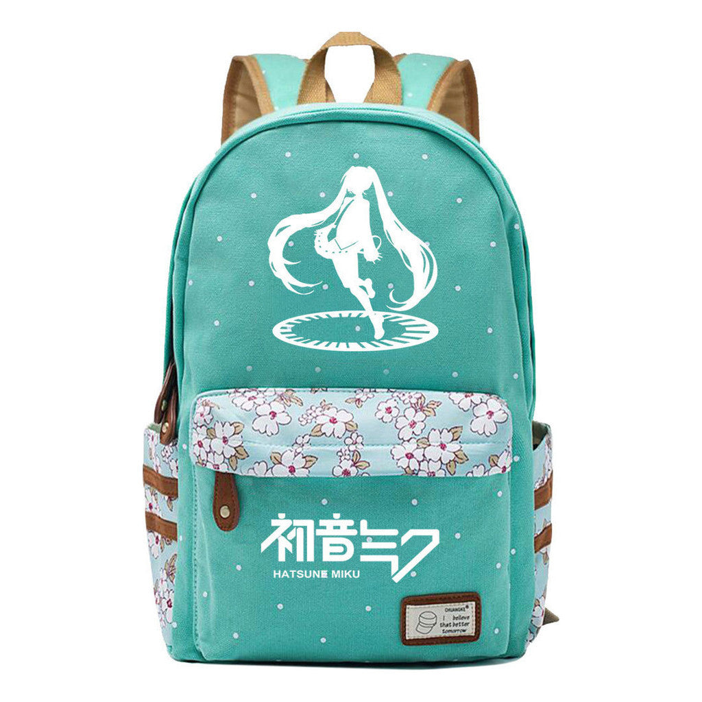 Virtual Music Printed Student Backpack Leisure Backpack