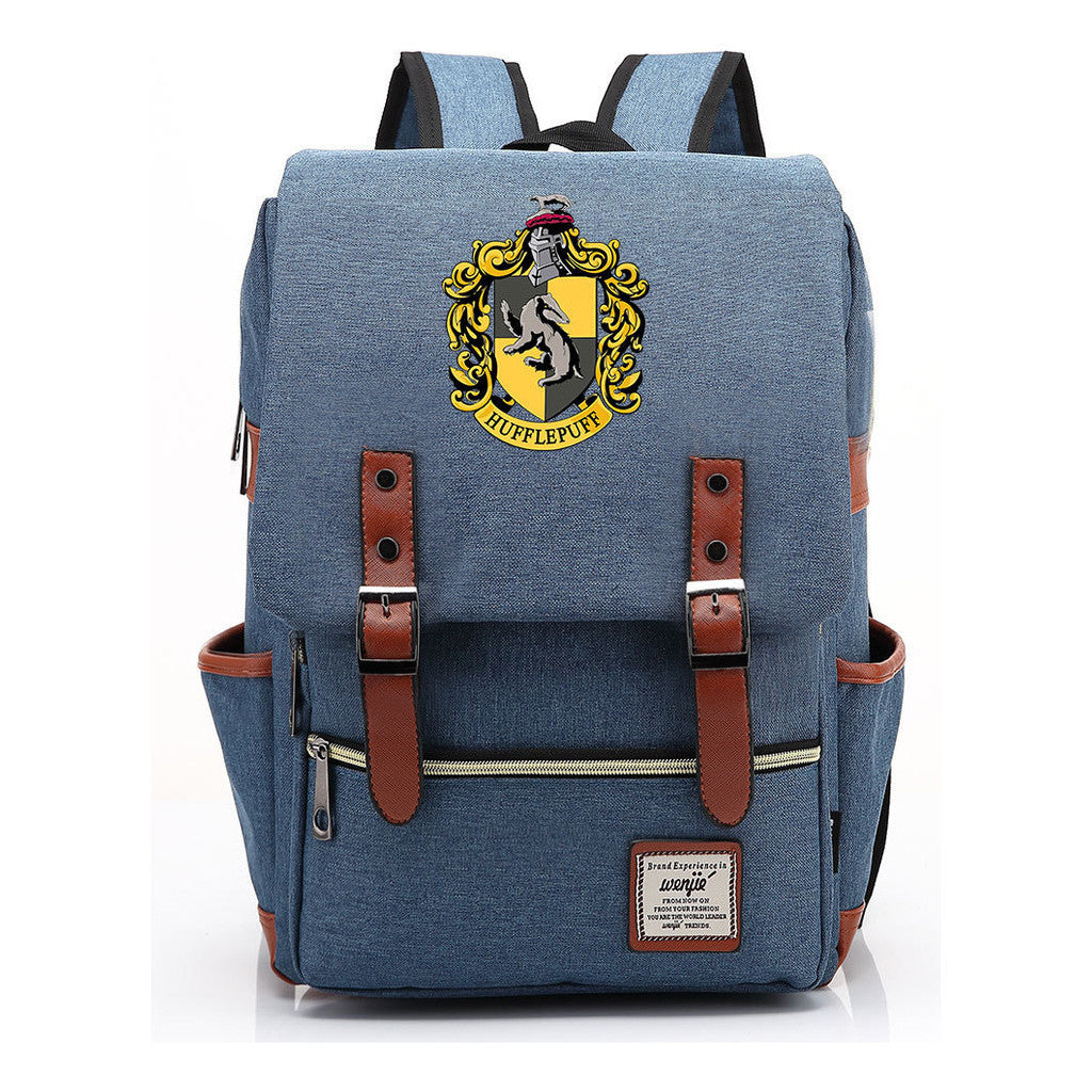 School Of Magic Printed Schoolbags For Men And Women Leisure Belt Buckle Classic Backpack 38*27*12.5cm