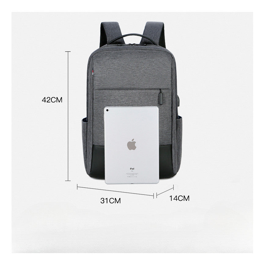Leisure Backpack, Men's Business Laptop Bag, Large Capacity Backpack, Fashionable Travel Sports Bag, Backpack