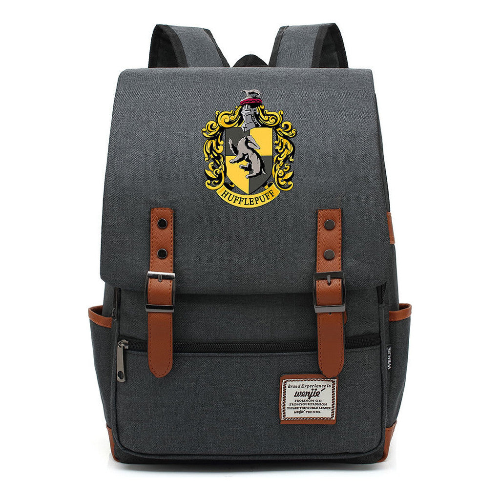 School Of Magic Printed Schoolbags For Men And Women Leisure Belt Buckle Classic Backpack 38*27*12.5cm