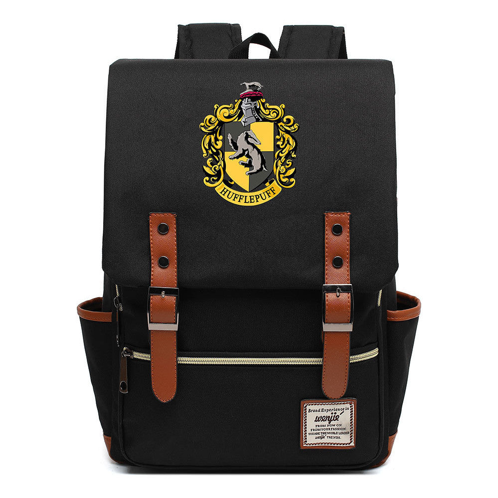 School Of Magic Printed Schoolbags For Men And Women Leisure Belt Buckle Classic Backpack 38*27*12.5cm