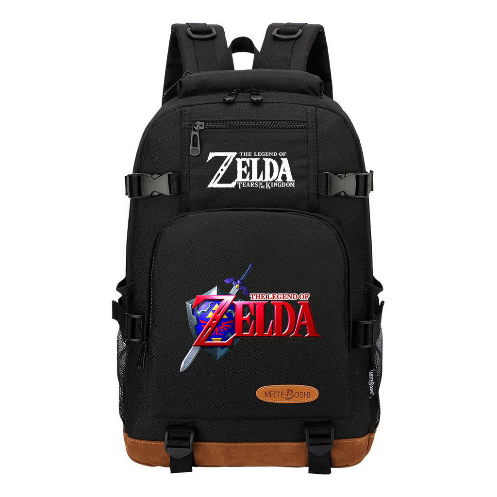 Printed Student Backpack For Men And Women's Leisure Travel Backpack