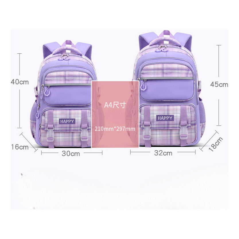 Student Backpack For Spine Protection And Weight Reduction, Ultra Light Waterproof Backpack