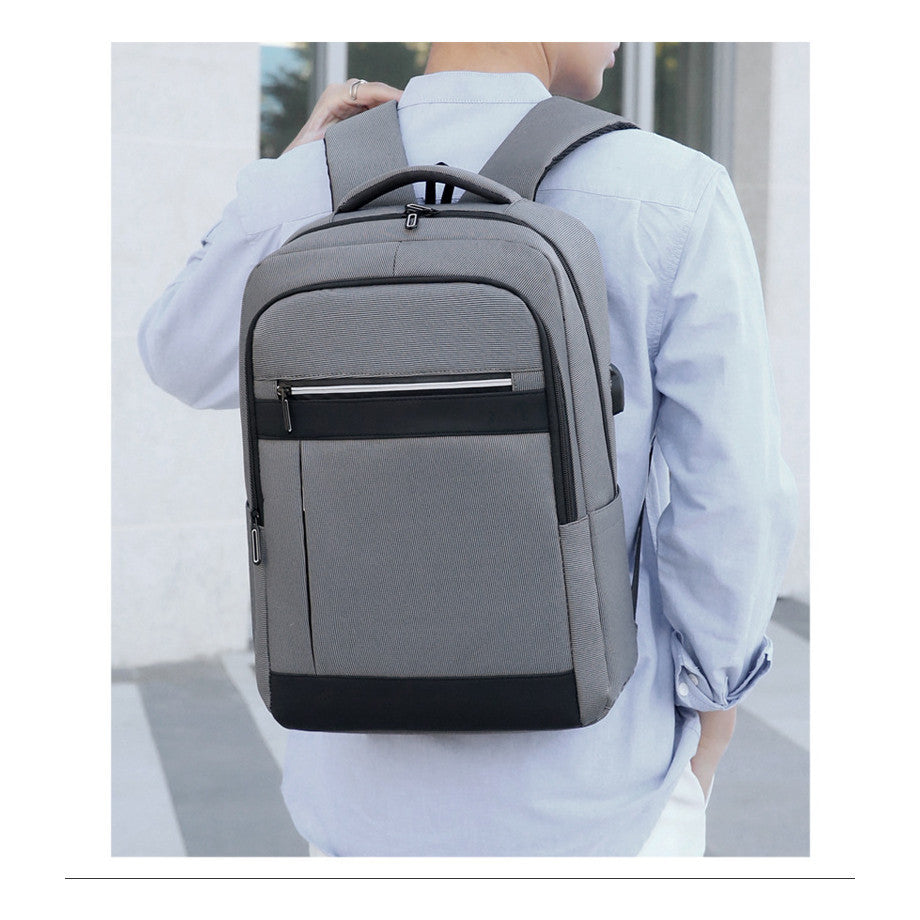 Backpack, Large Capacity Travel Bag, Business Computer Bag, Male Student Backpack, Simple And Casual Backpack
