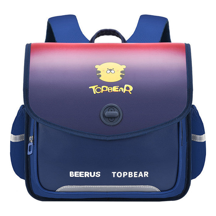 Cartoon Children's Backpack Horizontal Version Reduces Weight, Student Backpack Prevents Splashing Of Water