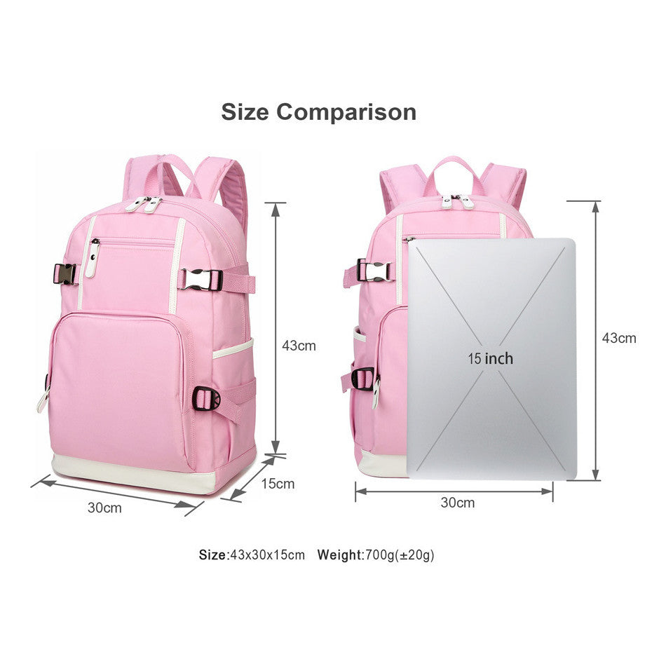 Anime Youth Student School Bag Men's And Women's Backpack Leisure Travel Backpack