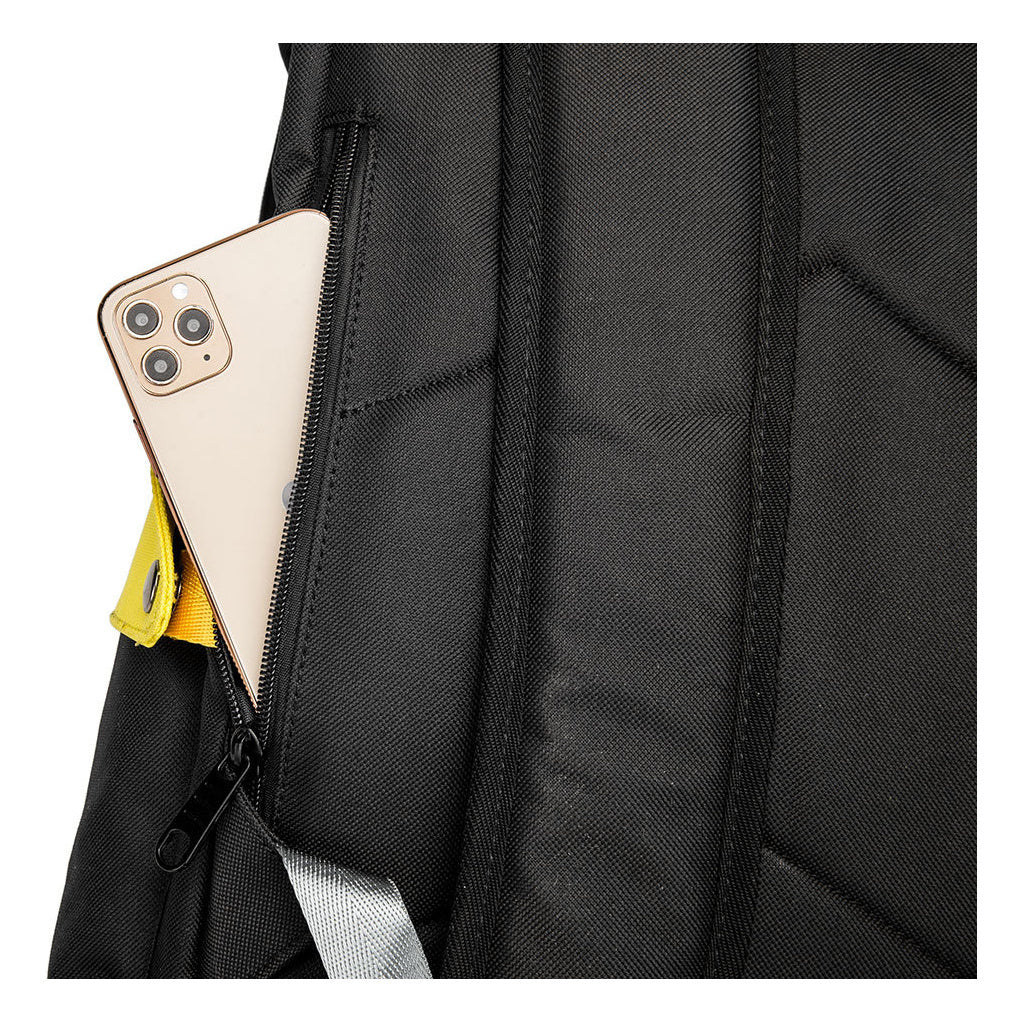 Color Blocking Usb Charging Cover Head Style Youth Student Backpack Backpack