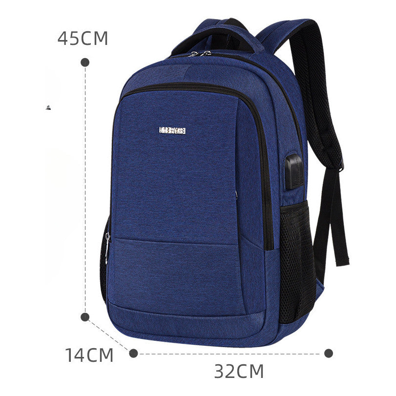 Usb Business Backpack 15.6-inch Laptop Backpack Computer Bag Minimalist Multi Purpose Backpack