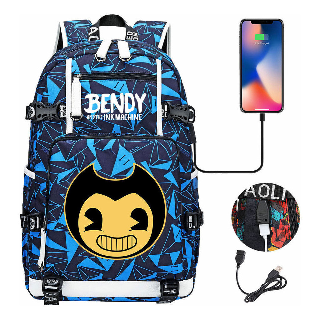 Usb Youth Student Backpack Travel Backpack
