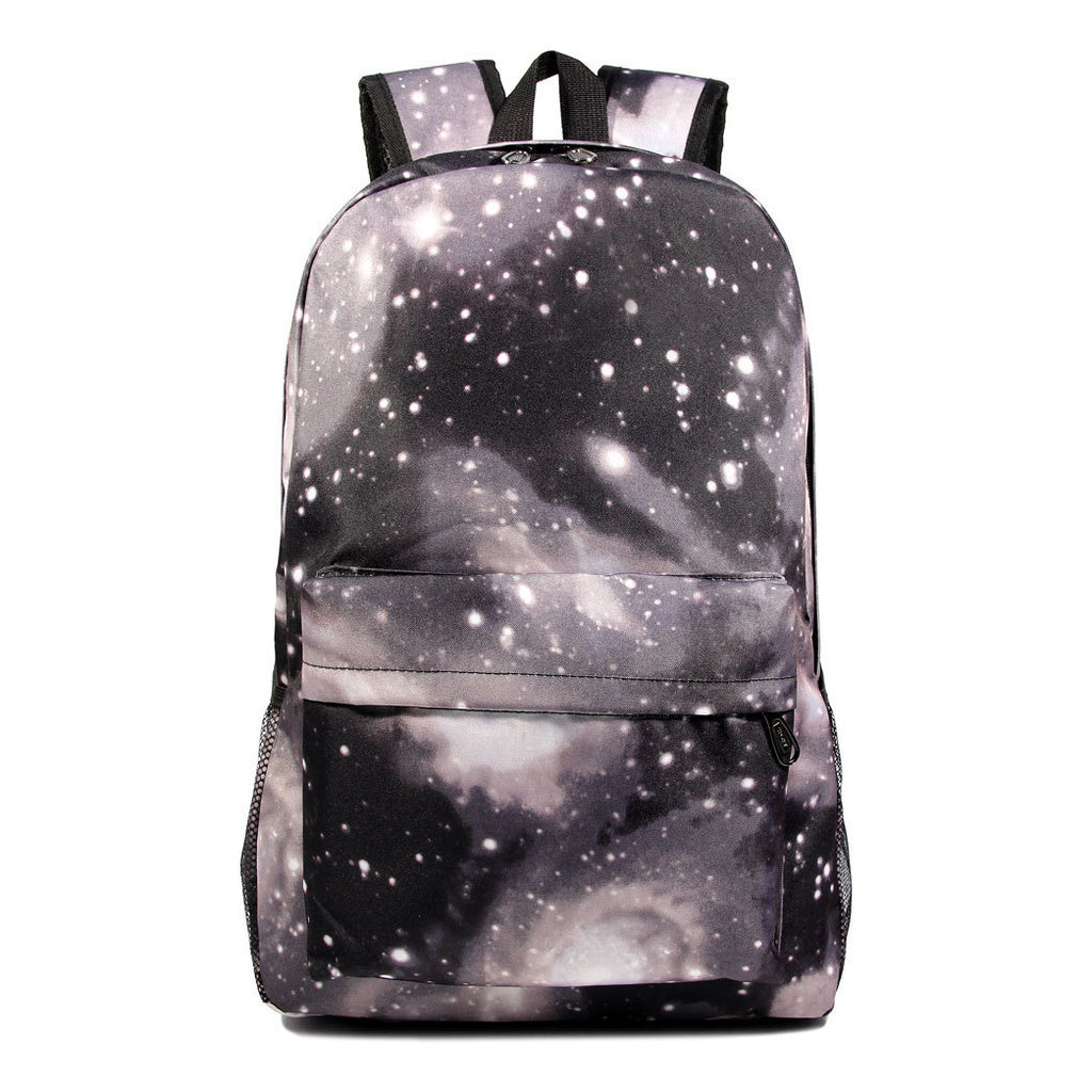 Printed Starry Sky Minimalist Youth Student Backpack For Men And Women's Leisure Travel Backpack