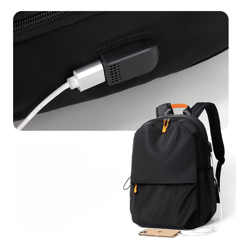 Usb Backpack, Fashionable Business Computer Bag, Large Capacity
