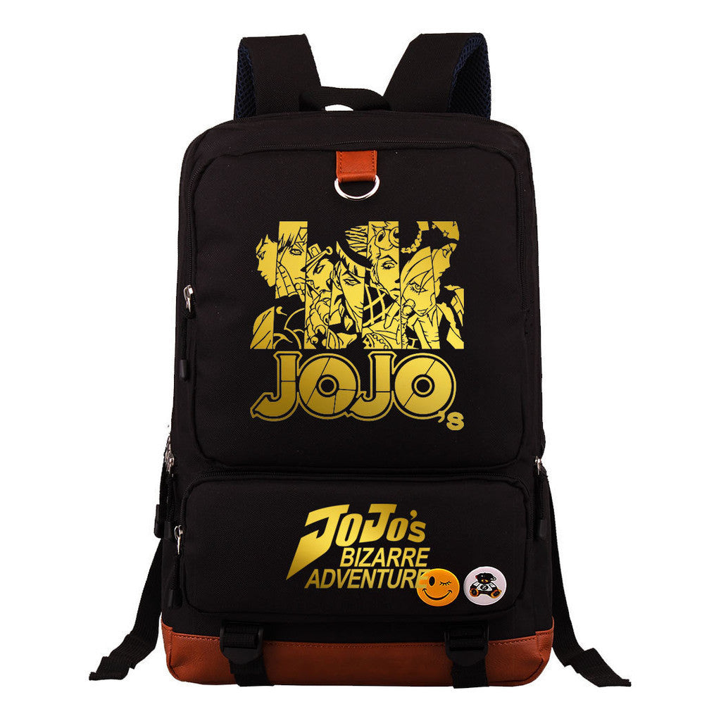 Cartoon Comic Jojo's Wonderful Adventure Youth Student Backpack Backpack Travel Bag