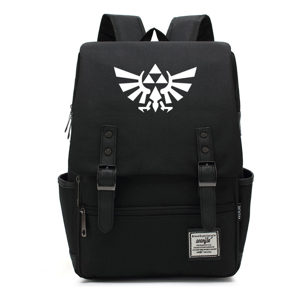 Game Peripheral Zelda Printed Youth Student Backpack For Men And Women Casual Classic Backpack