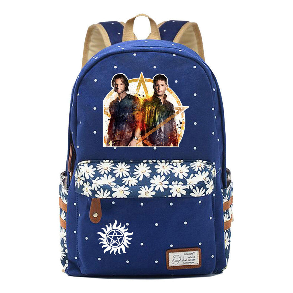 Evil Power Printed Student School Bag Fashion Casual Backpack