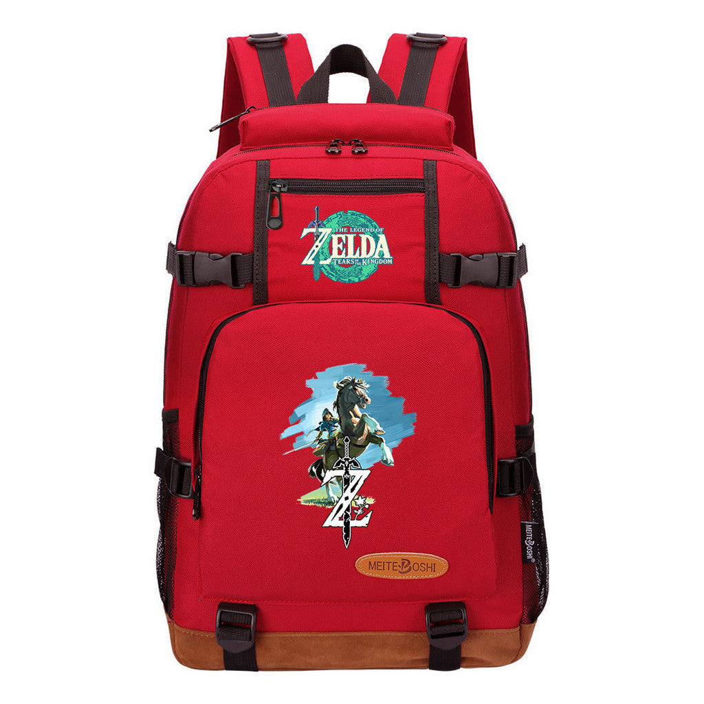 Printed Student Backpack For Men And Women's Leisure Travel Backpack