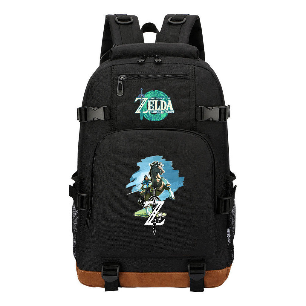 Printed Student Backpack For Men And Women's Leisure Travel Backpack