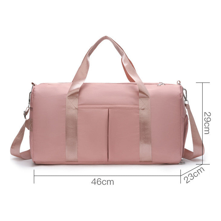 Travel Bag, Fitness Bag, Simple And Fashionable, Large Capacity Yoga Bag, Dry And Wet Separation
