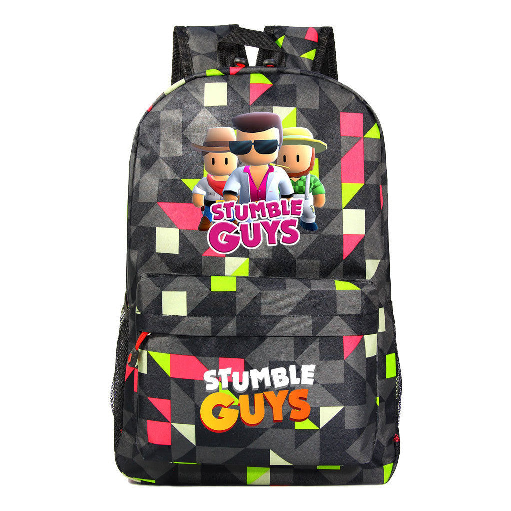 Printed Student Backpack For Men And Women's Leisure Travel Backpack