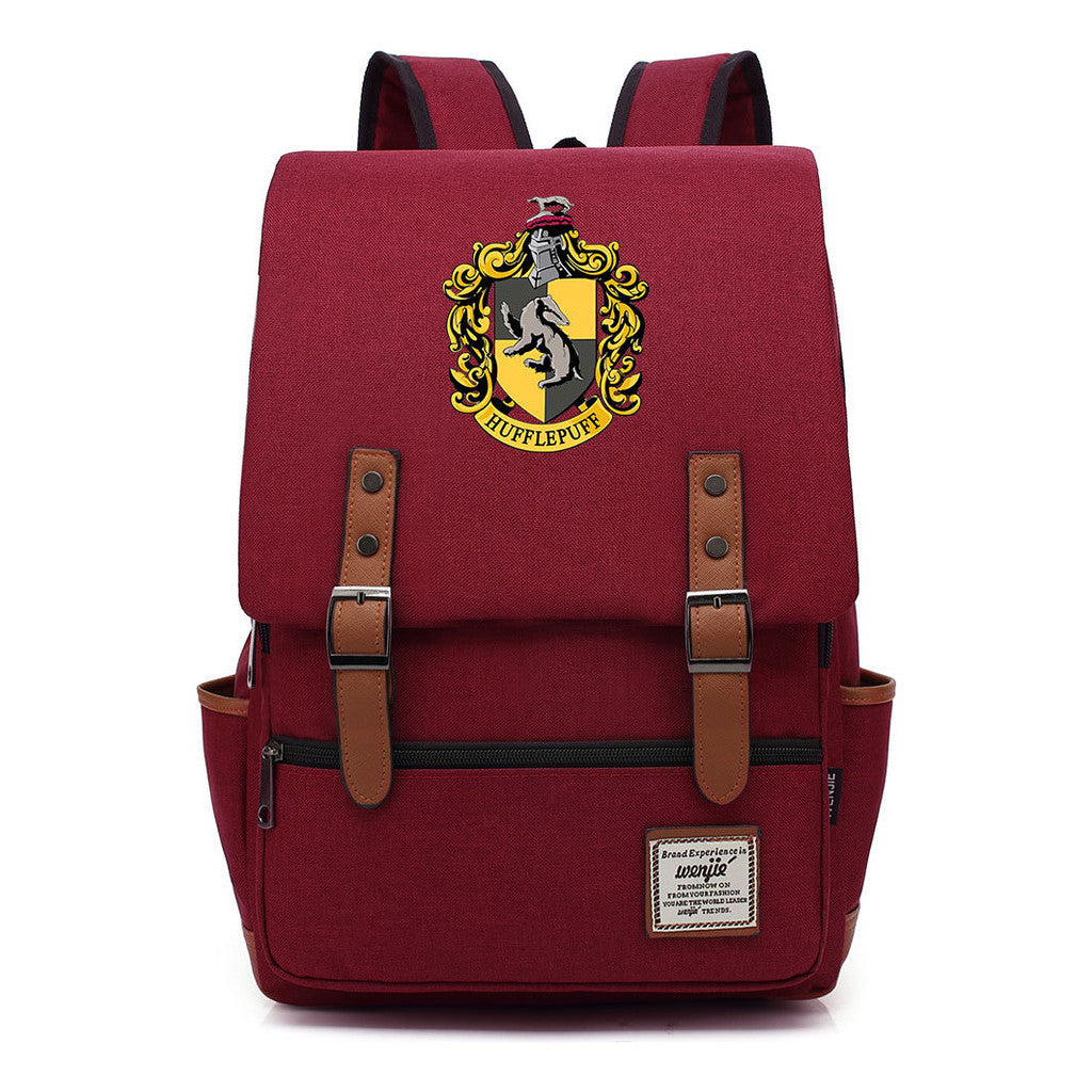 School Of Magic Printed Schoolbags For Men And Women Leisure Belt Buckle Classic Backpack 38*27*12.5cm