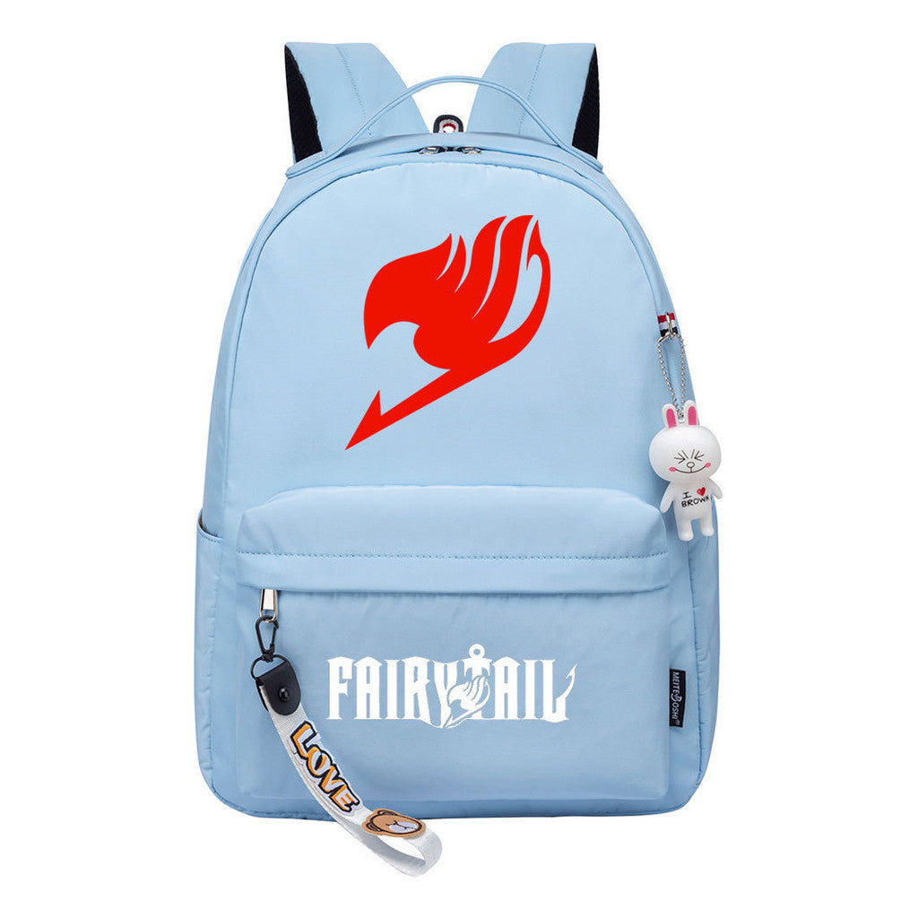 Printed Teenage Student Backpack Men And Women, Casual Bag Girls Backpack