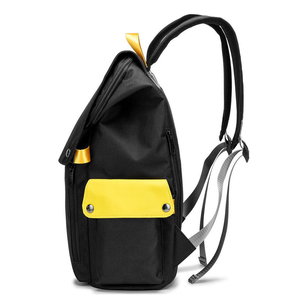 Apex Hero Print Usb Charging Cap Head Style Student School Bag Casual Backpack