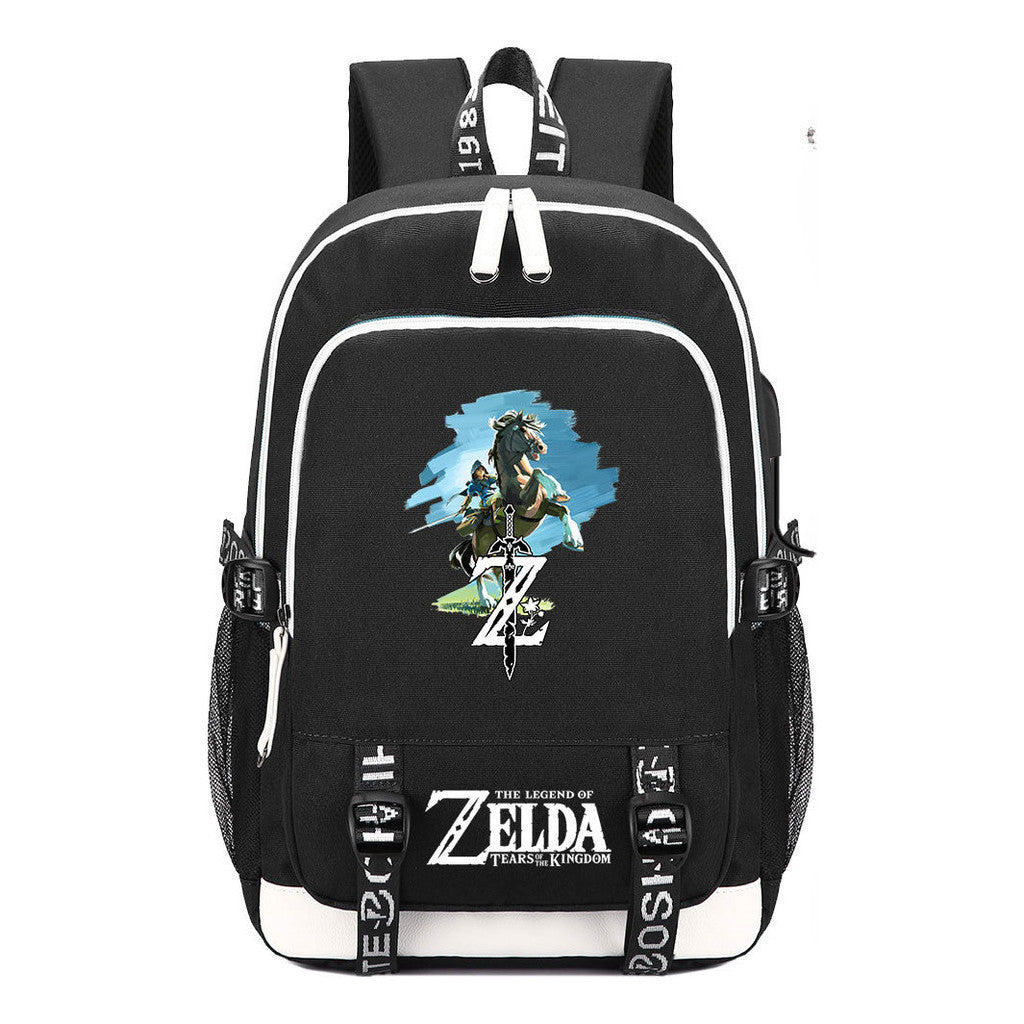 Usb Youth Student Backpack For Men And Women's Leisure Sports Backpack