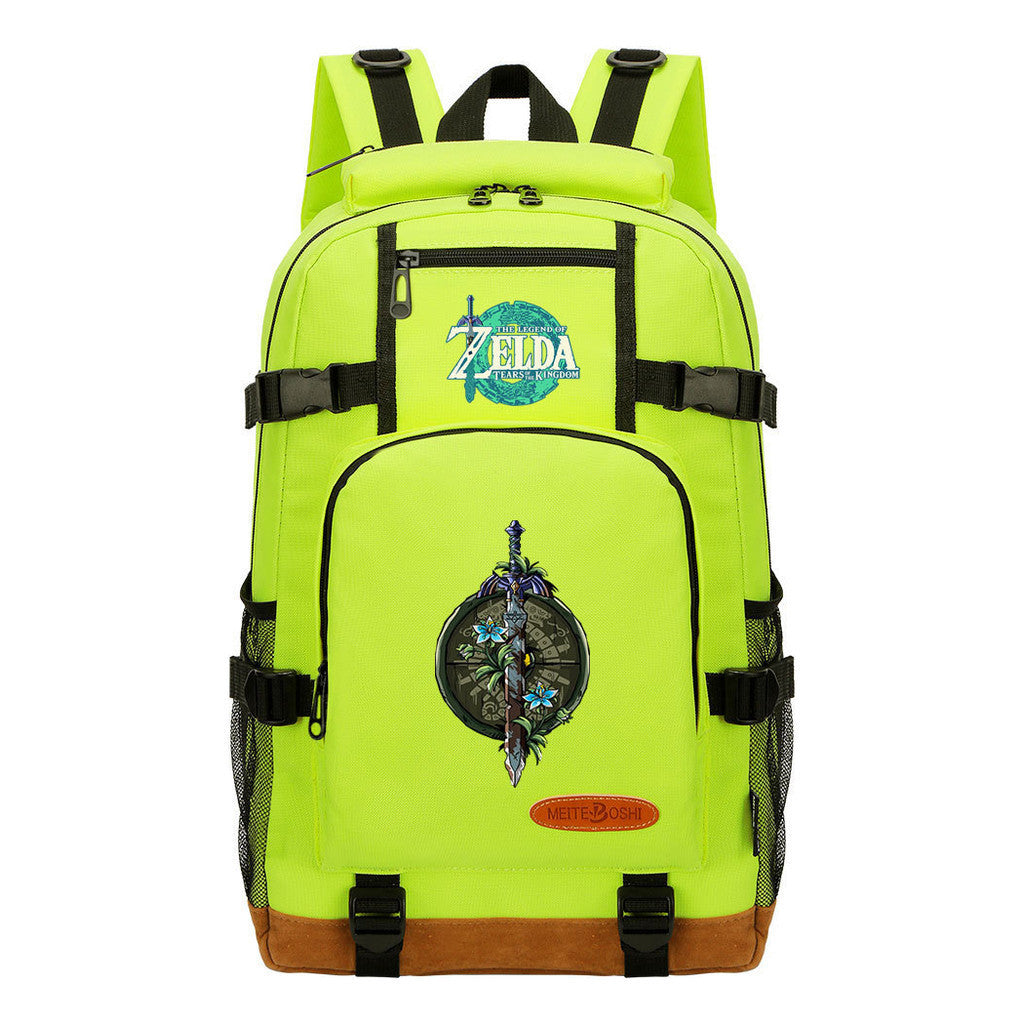 Printed Student Backpack For Men And Women's Leisure Travel Backpack