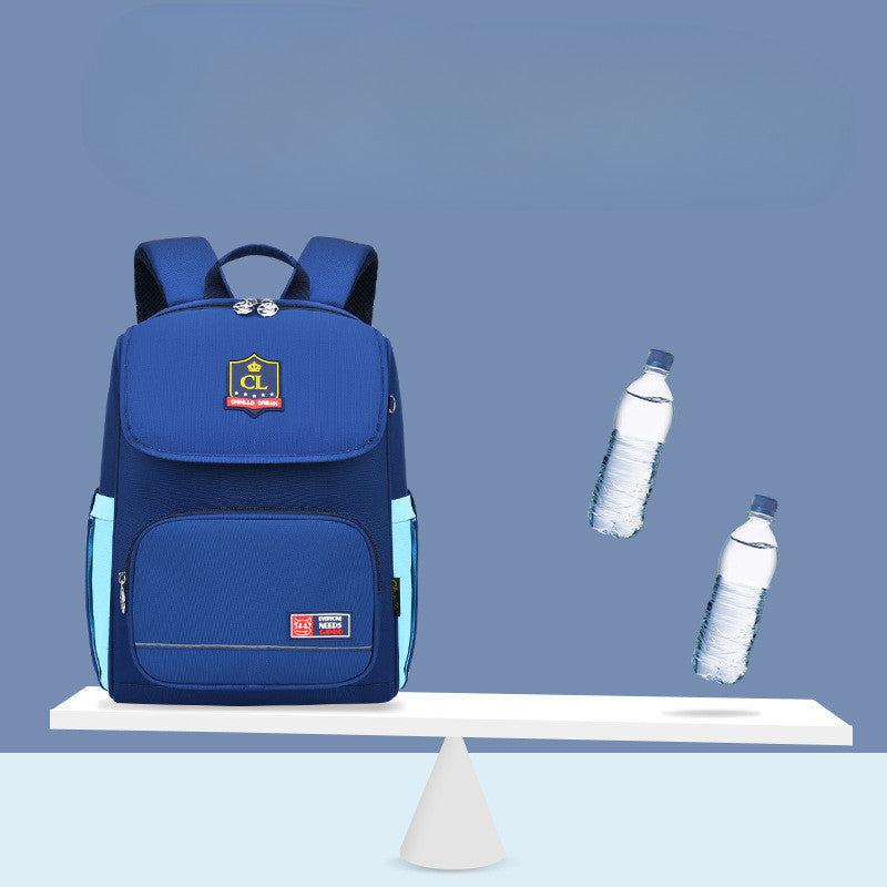 Primary School Backpack With Reduced Load, Spine Protection, And Water Splashing Prevention Backpack