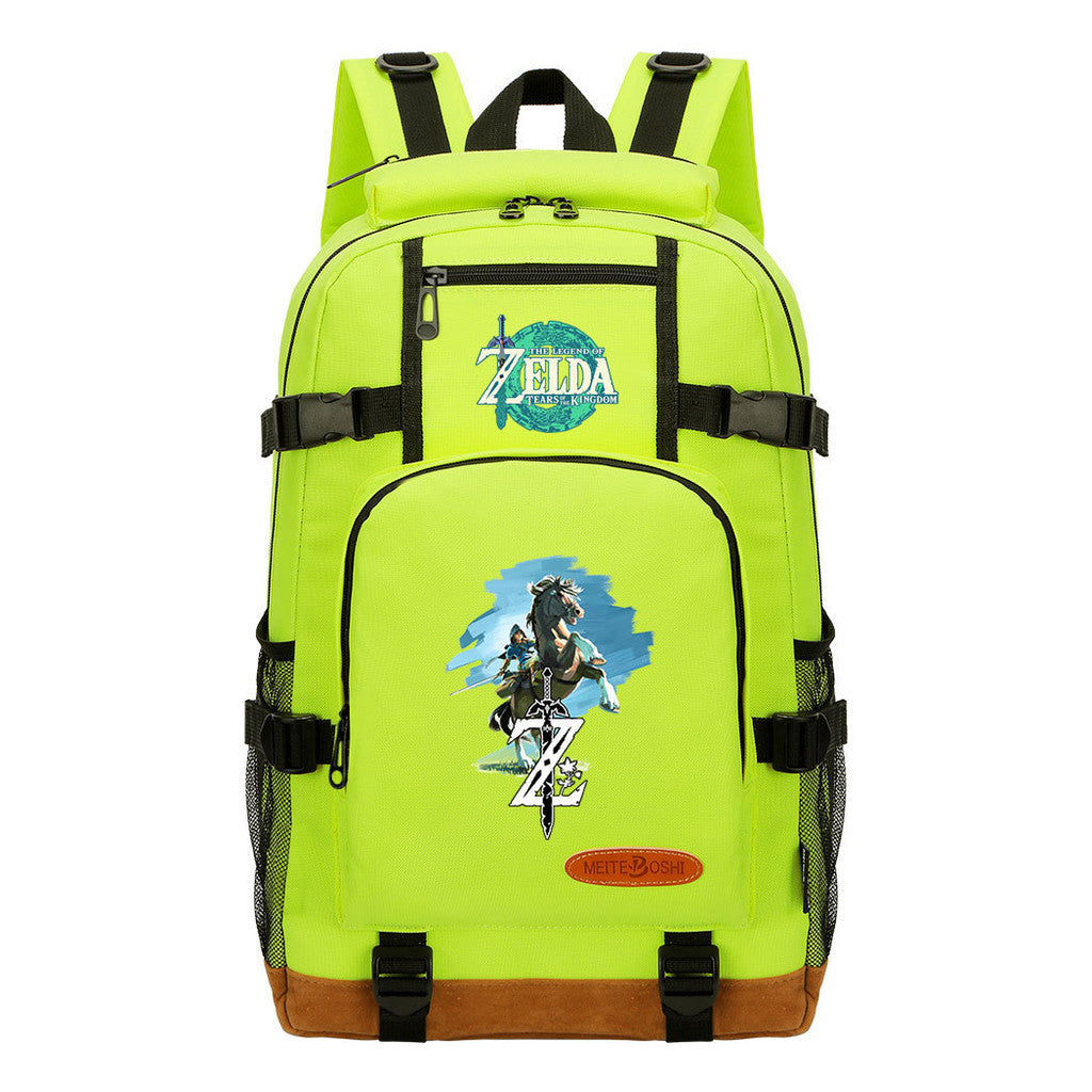 Printed Student Backpack For Men And Women's Leisure Travel Backpack