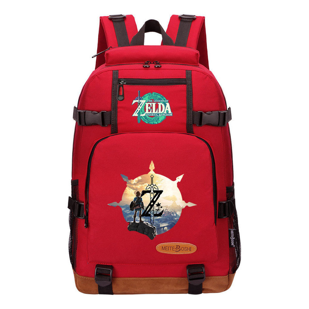 Printed Student Backpack For Men And Women's Leisure Travel Backpack