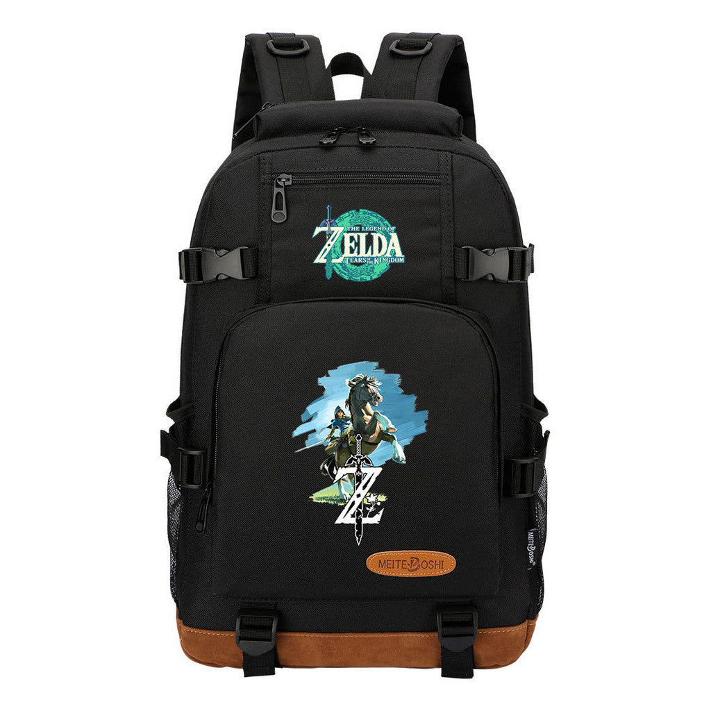 Printed Student Backpack For Men And Women's Leisure Travel Backpack