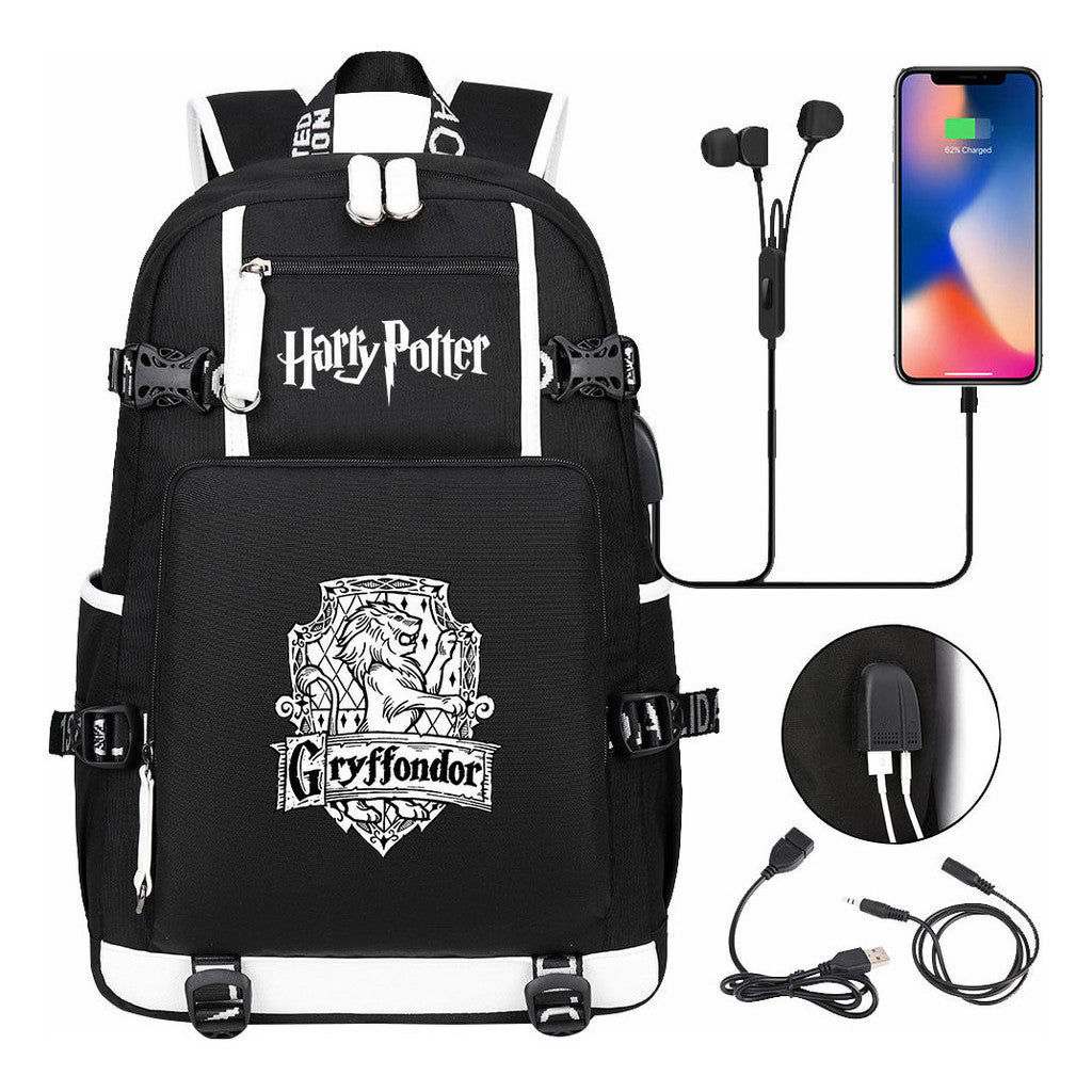 Magic School Usb Student Backpack For Leisure Travel Backpack
