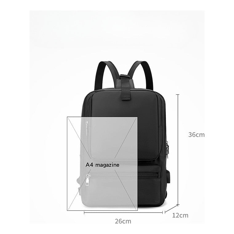 Usb Large Capacity Backpack, Multifunctional Outdoor Sports Shoulder Bag, Casual One Shoulder Crossbar Bag