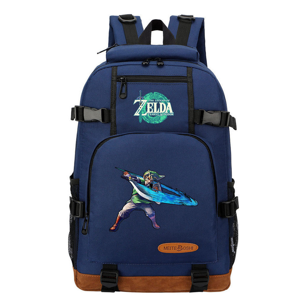 Printed Student Backpack For Men And Women's Leisure Travel Backpack