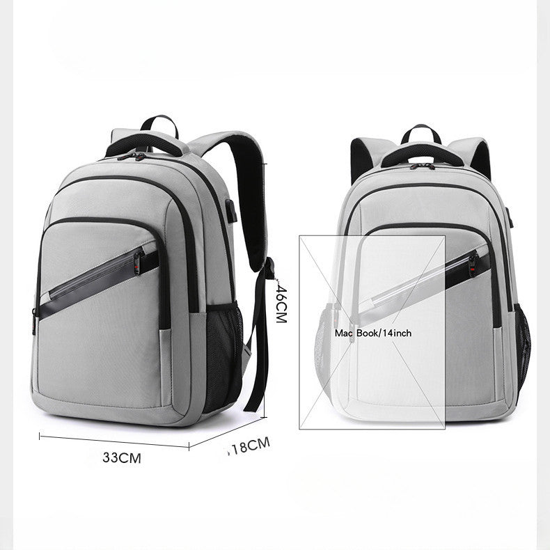 Backpack, Business Computer Bag, Men's Large Capacity Travel Bag, Backpack, Leisure Student Backpack