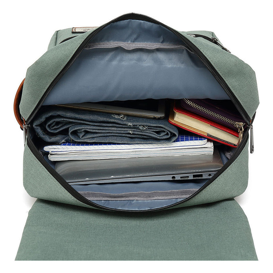 Usb Youth Student Backpack For Men And Women With Casual Belt Buckle Printed Backpack