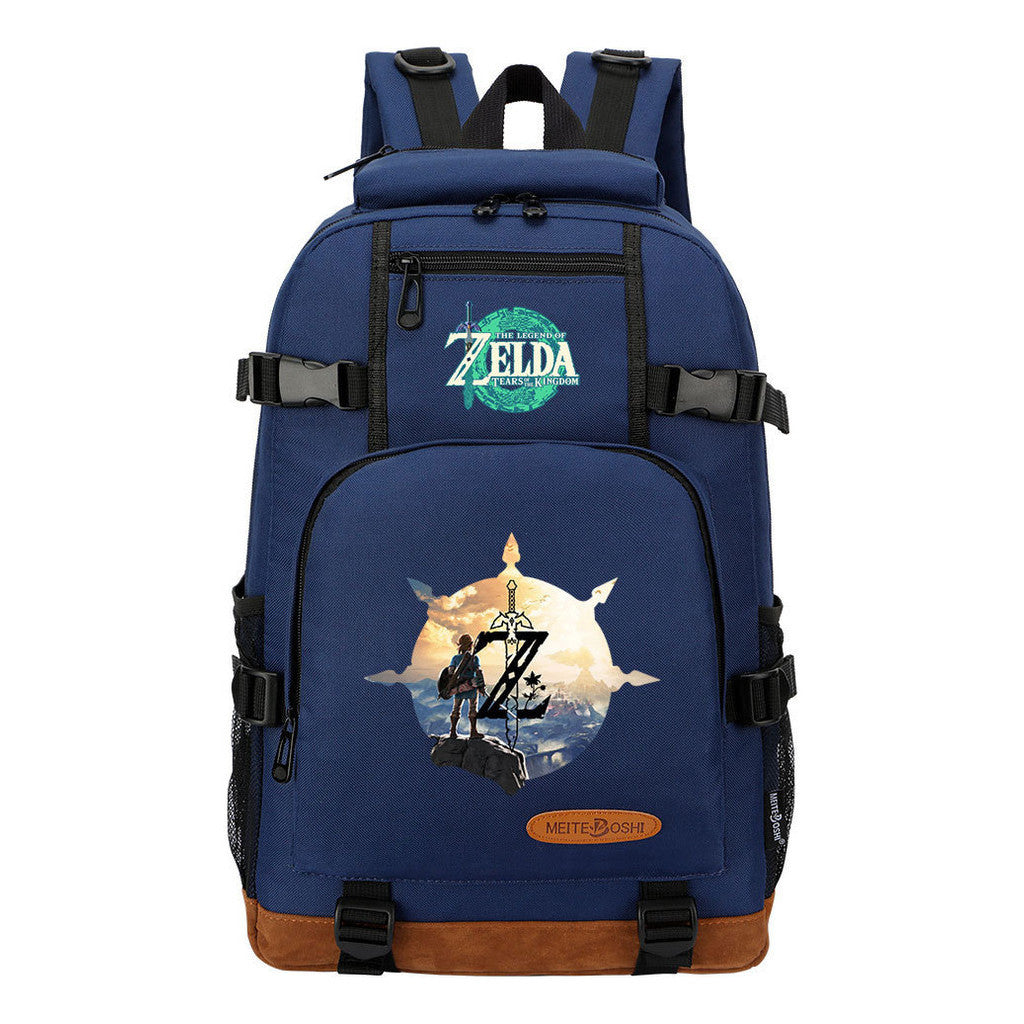 Printed Student Backpack For Men And Women's Leisure Travel Backpack