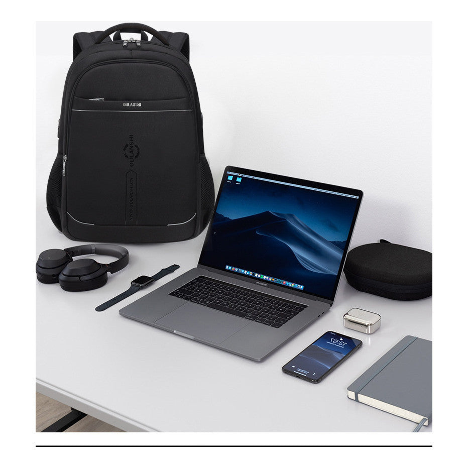 Usb Large Capacity Business Travel Computer Backpack Student Backpack