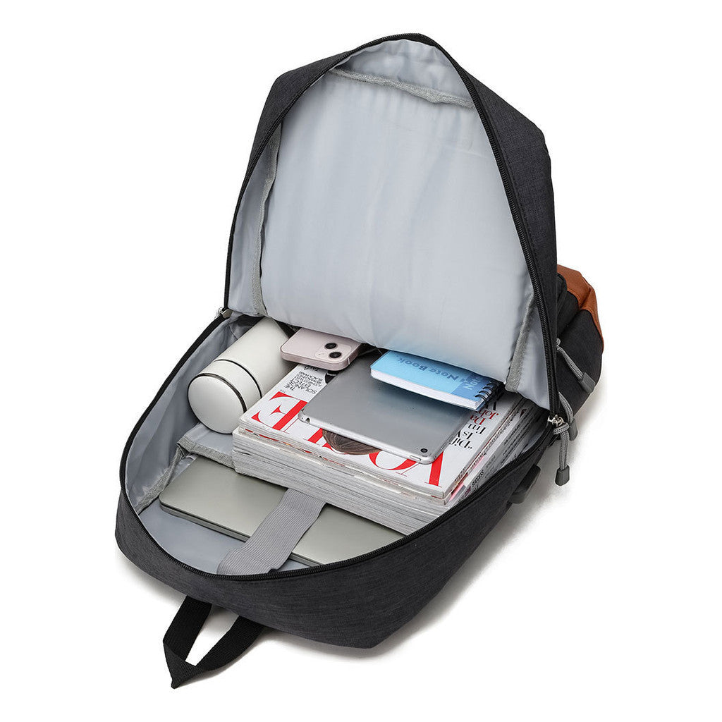 Apex Hero Print Usb Student Backpack Casual Backpack