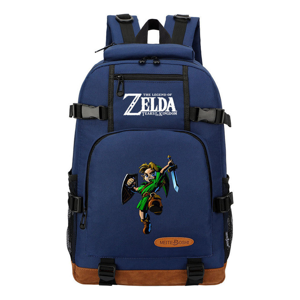 Printed Student Backpack For Men And Women's Leisure Travel Backpack