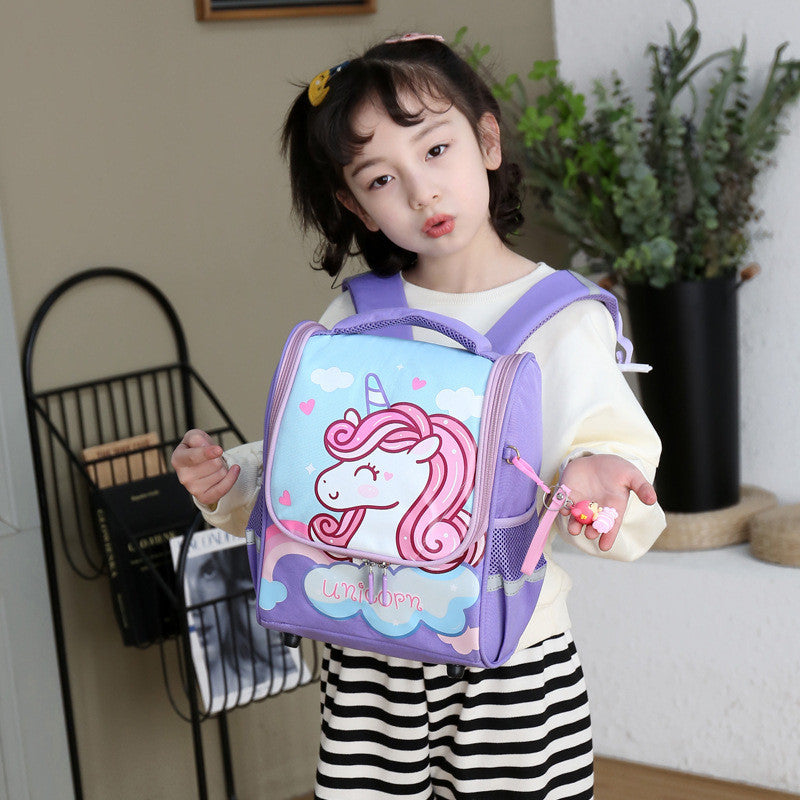 Children's Backpack Spinal Protection And Weight Reduction Backpack