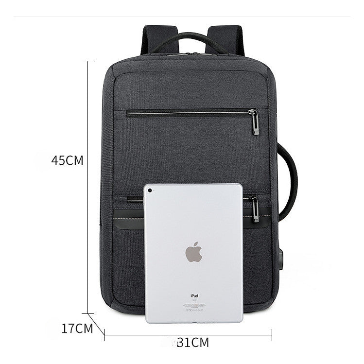 Business Backpack, Laptop Bag, Large Capacity Portable Travel Backpack, Waterproof Oxford Cloth Backpack