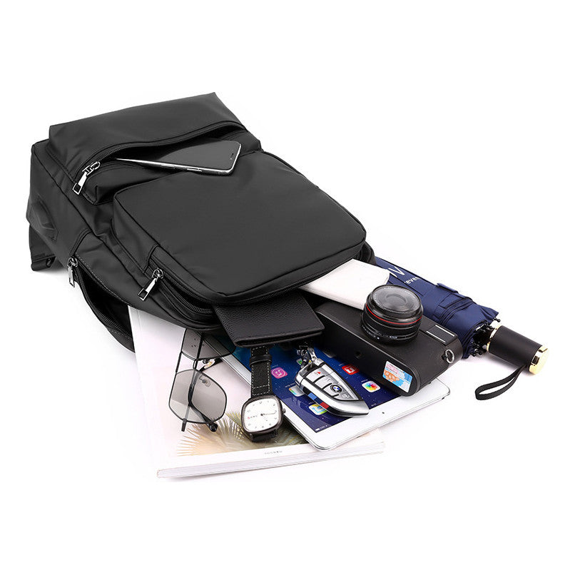 Usb Large Capacity Backpack, Multifunctional Outdoor Sports Shoulder Bag, Casual One Shoulder Crossbar Bag