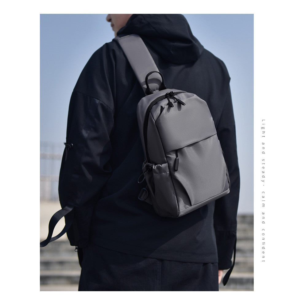 Men's Lightweight Shoulder Bag, Small Backpack, Casual Mobile Phone Bag, Multifunctional Diagonal Cross Bag, Shoulder Bag, Backpack