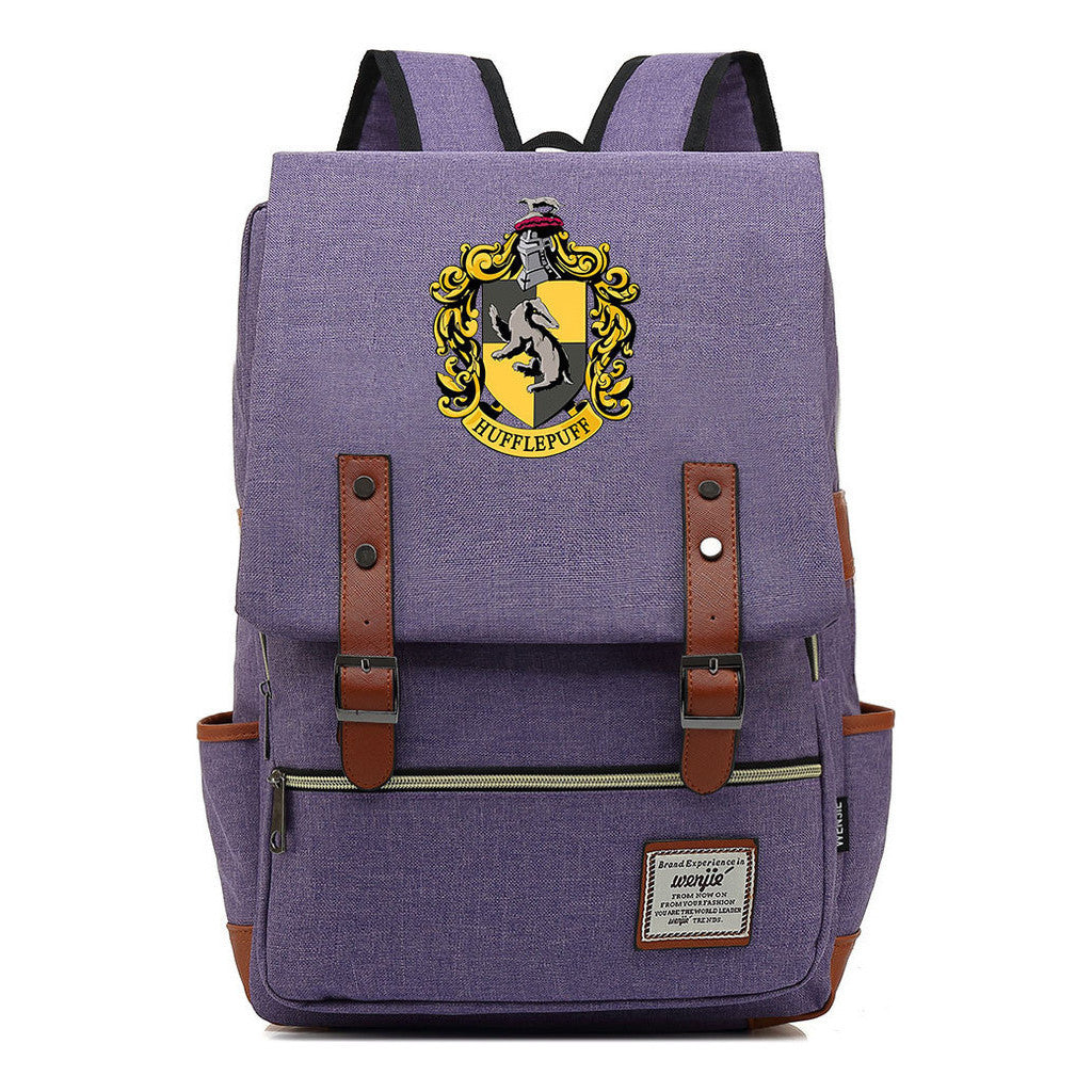 School Of Magic Printed Schoolbags For Men And Women Leisure Belt Buckle Classic Backpack 38*27*12.5cm