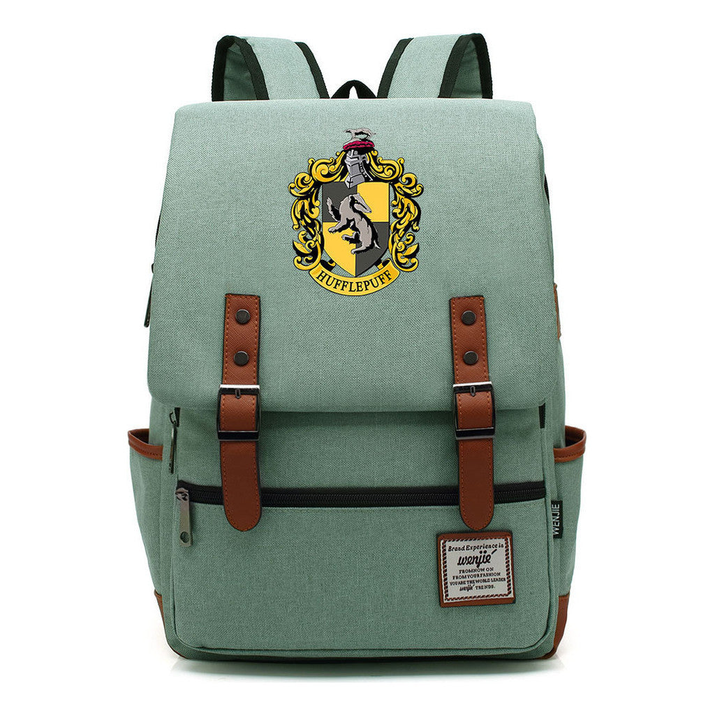 School Of Magic Printed Schoolbags For Men And Women Leisure Belt Buckle Classic Backpack 38*27*12.5cm