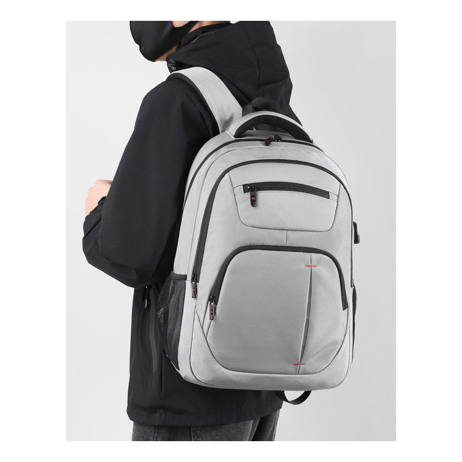 Student Backpack, Large Capacity Travel Bag, Computer Bag, Minimalist Oxford Cloth Backpack