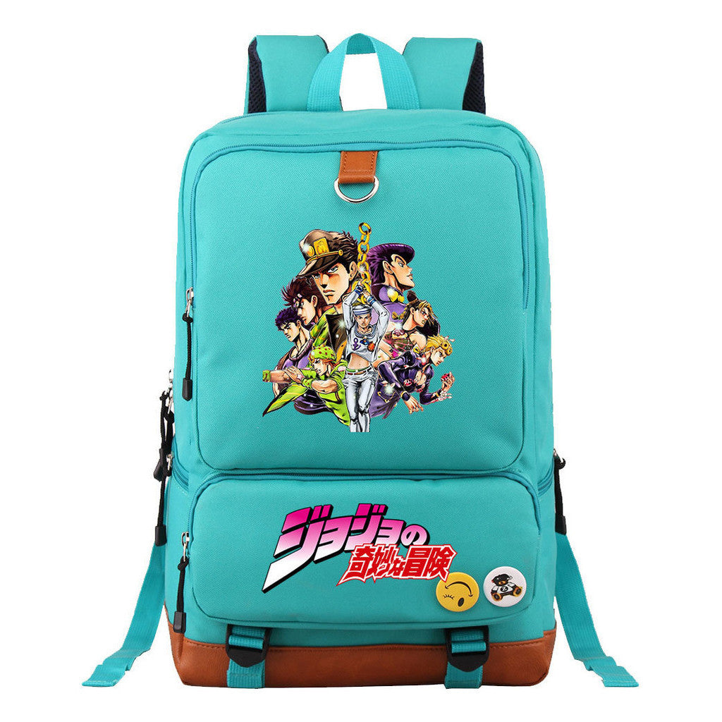 The Wonderful Adventure Of The Comic Jojo Youth Student Backpack, Men's And Women's Backpack, Travel Bag